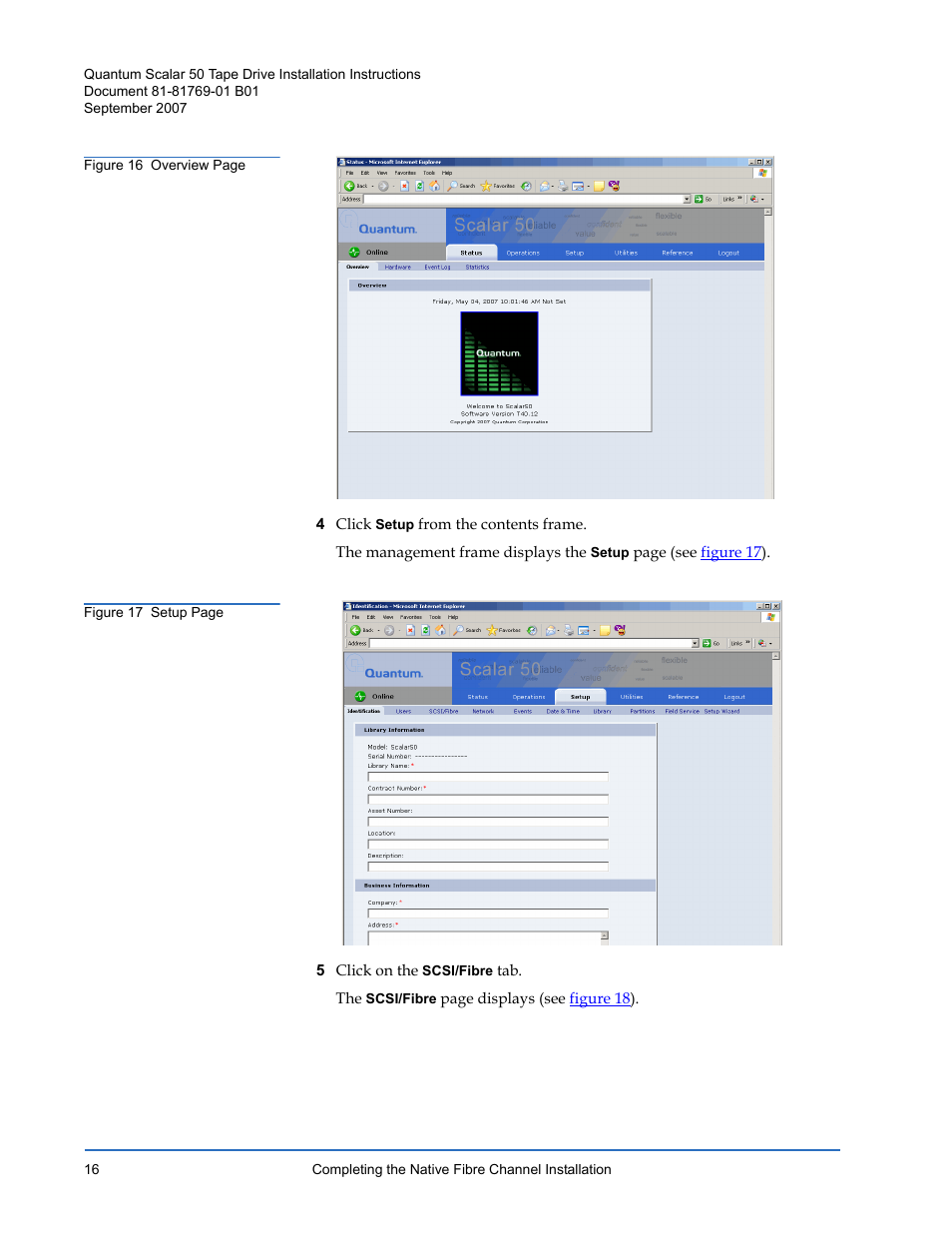 Figure 16 | Quantum Audio Tape Drive Scalar 50 User Manual | Page 16 / 24