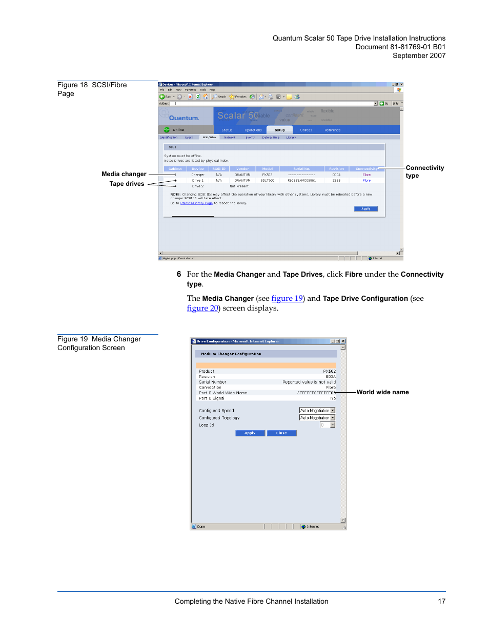 Figure 18 | Quantum Audio Tape Drive Scalar 50 User Manual | Page 17 / 24