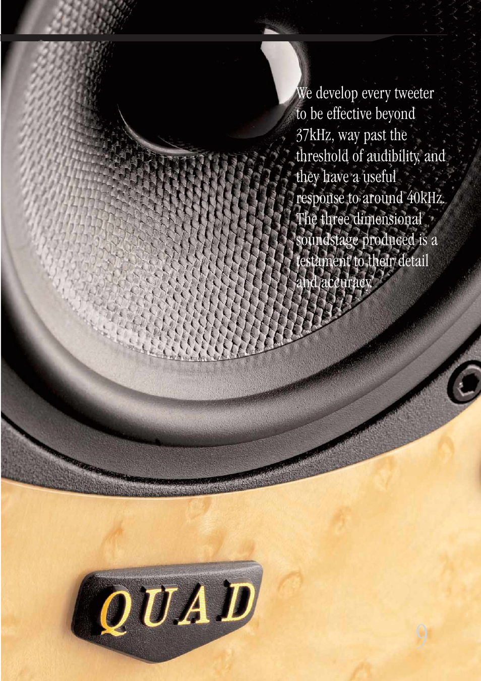 QUAD Floorstanding Speaker L Series User Manual | Page 9 / 12