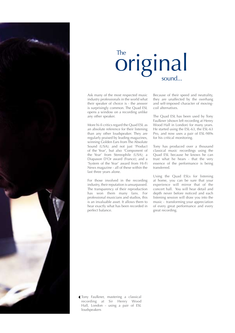 Original | QUAD ESL 2805 User Manual | Page 13 / 20