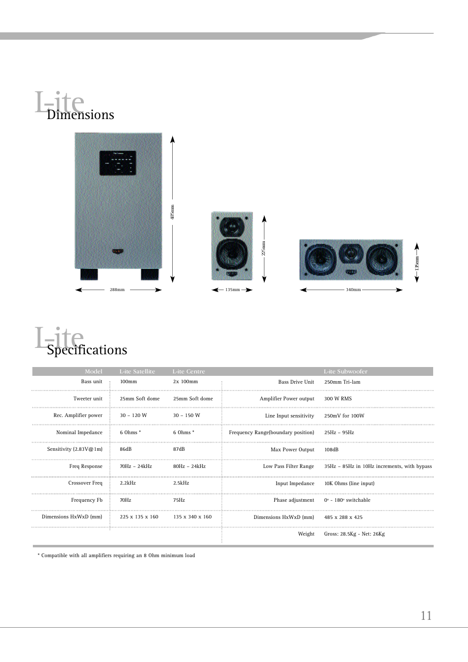 L-i t e | QUAD L-ite Satellite User Manual | Page 11 / 12