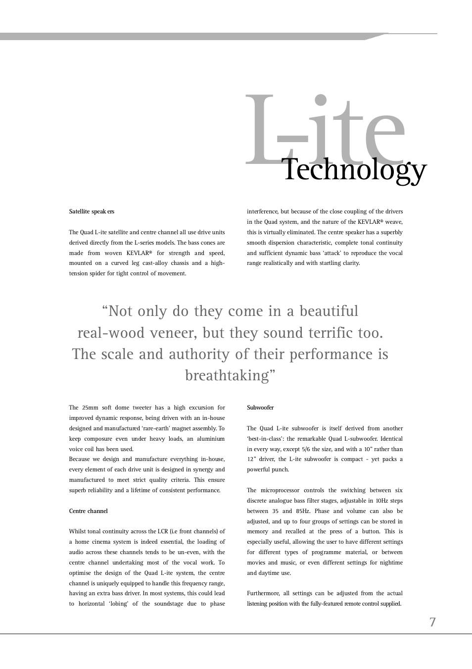 I t e | QUAD L-ite Satellite User Manual | Page 7 / 12