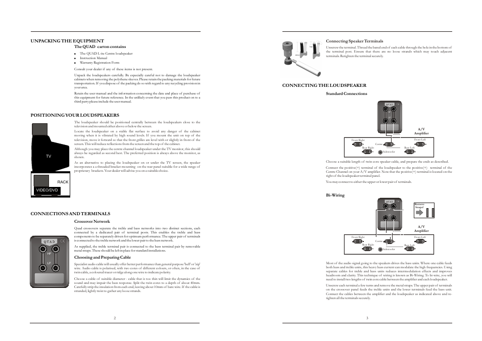 QUAD Speaker User Manual | Page 4 / 4