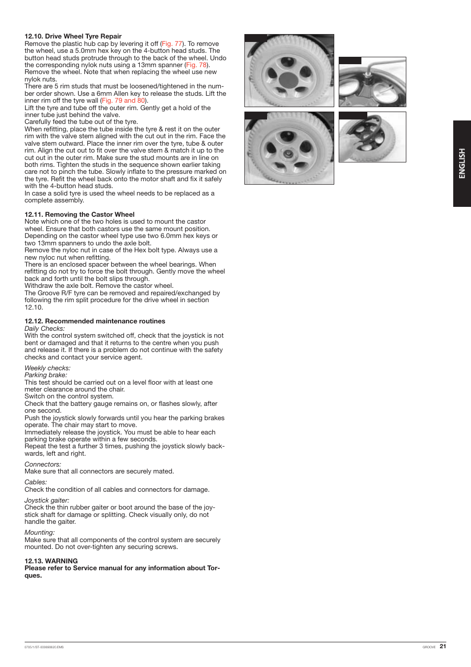 Quickie Mfg. Wheelchair User Manual | Page 21 / 28