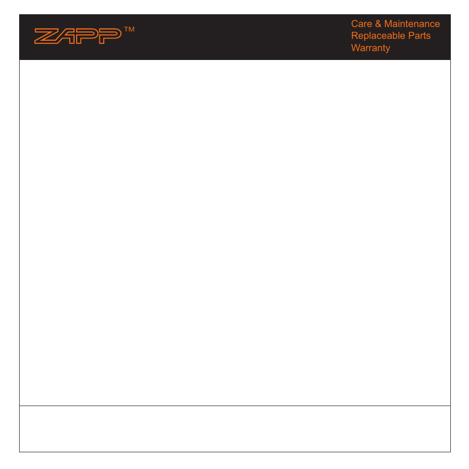 Care and maintenance, Replaceable parts one-year limited warranty | Quinny 01474 User Manual | Page 11 / 22