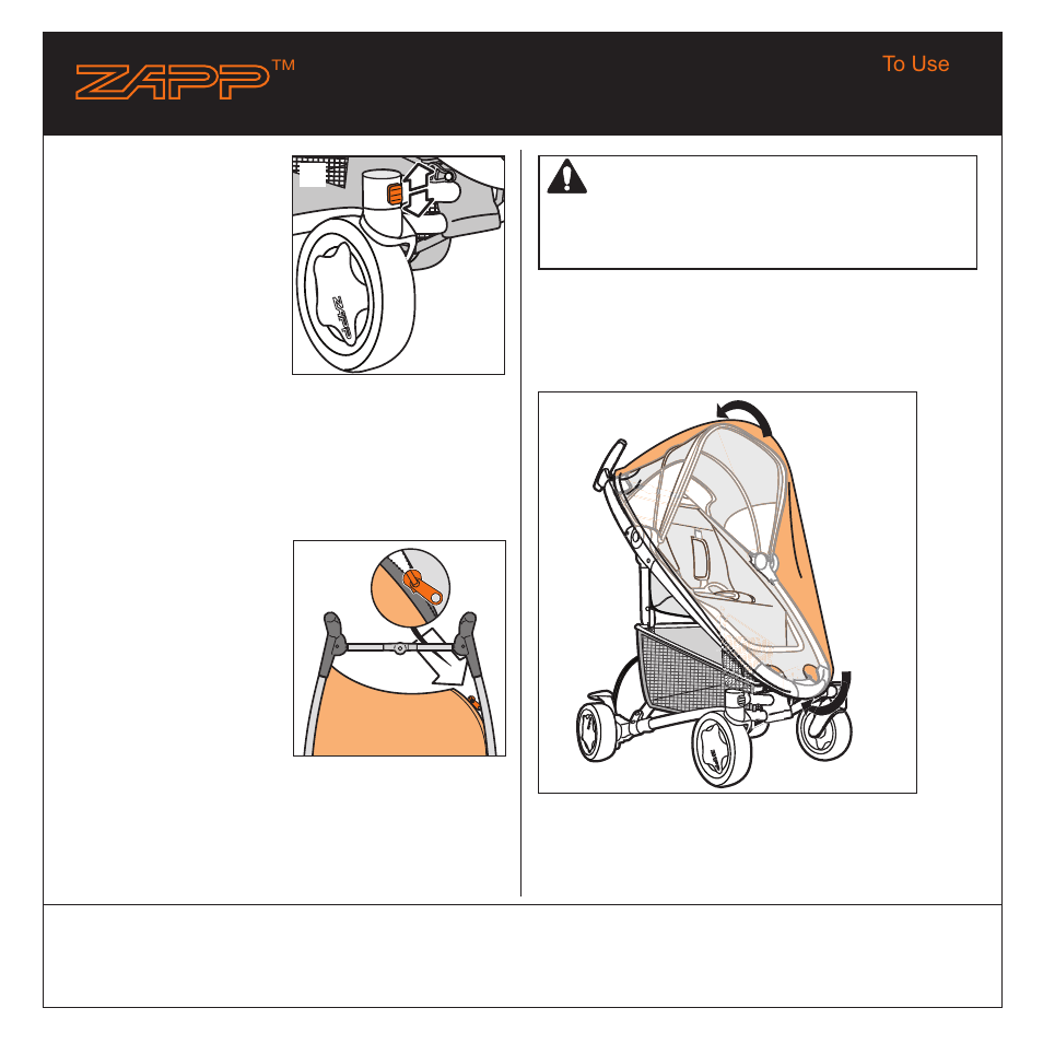 Warning – suffocation hazard | Quinny 01474 User Manual | Page 7 / 22