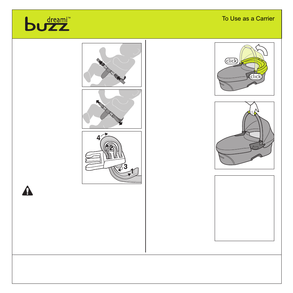 Warning | Quinny 01473 User Manual | Page 5 / 16