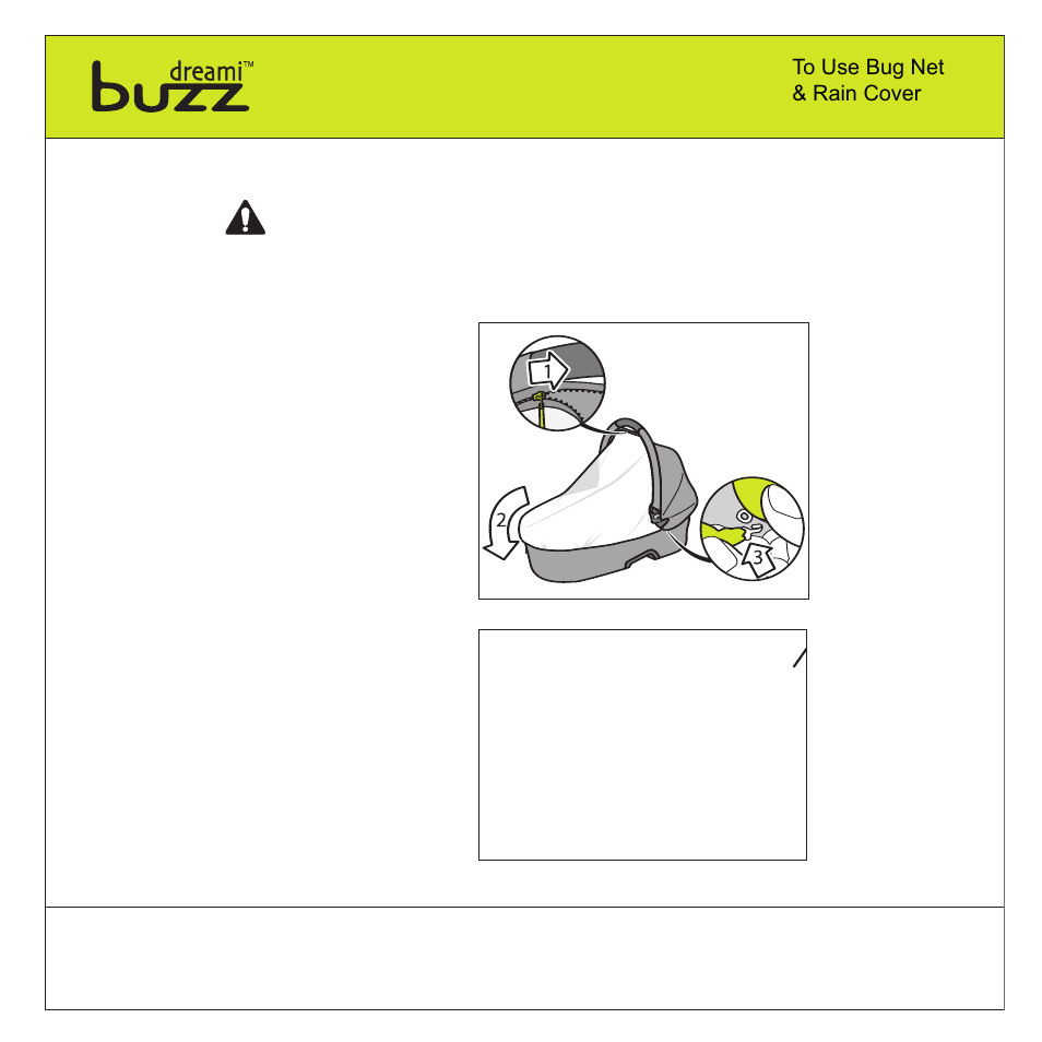 Warning – suffocation hazard | Quinny 01473 User Manual | Page 7 / 16