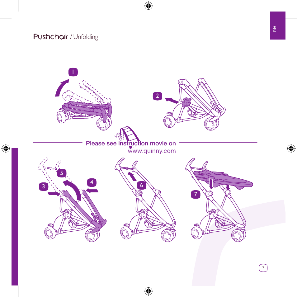 Pushchair | Quinny Zapp Xtra DRU1042 User Manual | Page 3 / 28