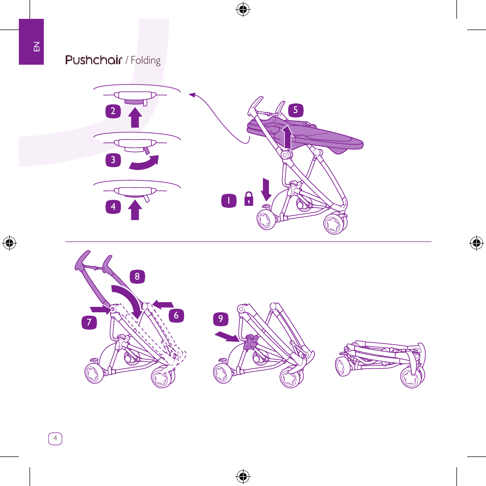 Pushchair | Quinny Zapp Xtra DRU1042 User Manual | Page 4 / 28