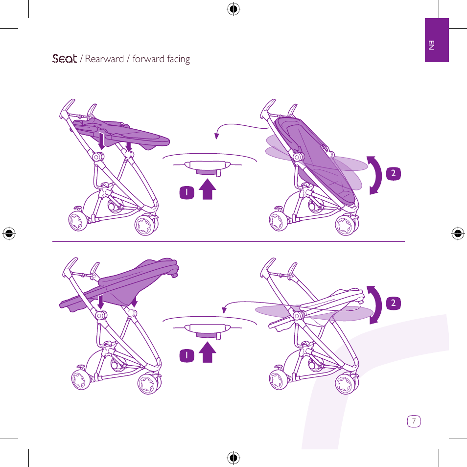 Seat | Quinny Zapp Xtra DRU1042 User Manual | Page 7 / 28