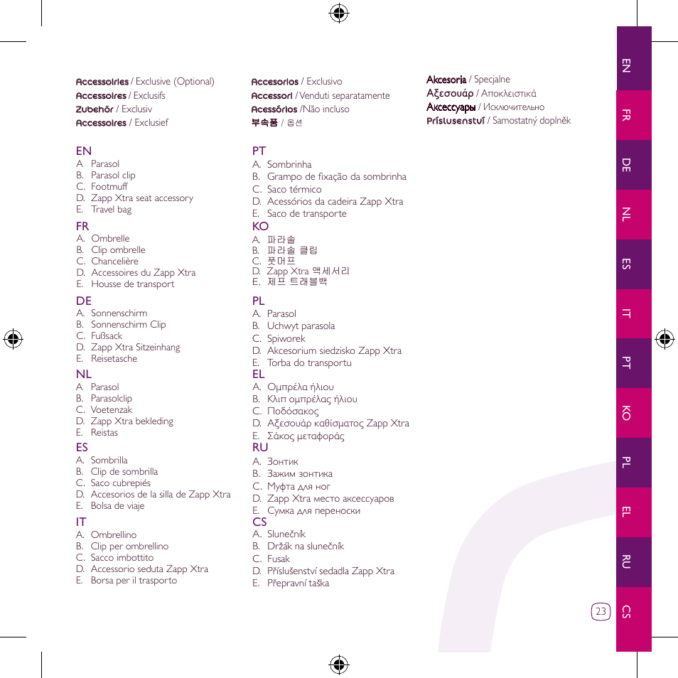 Quinny Zapp User Manual | Page 23 / 62