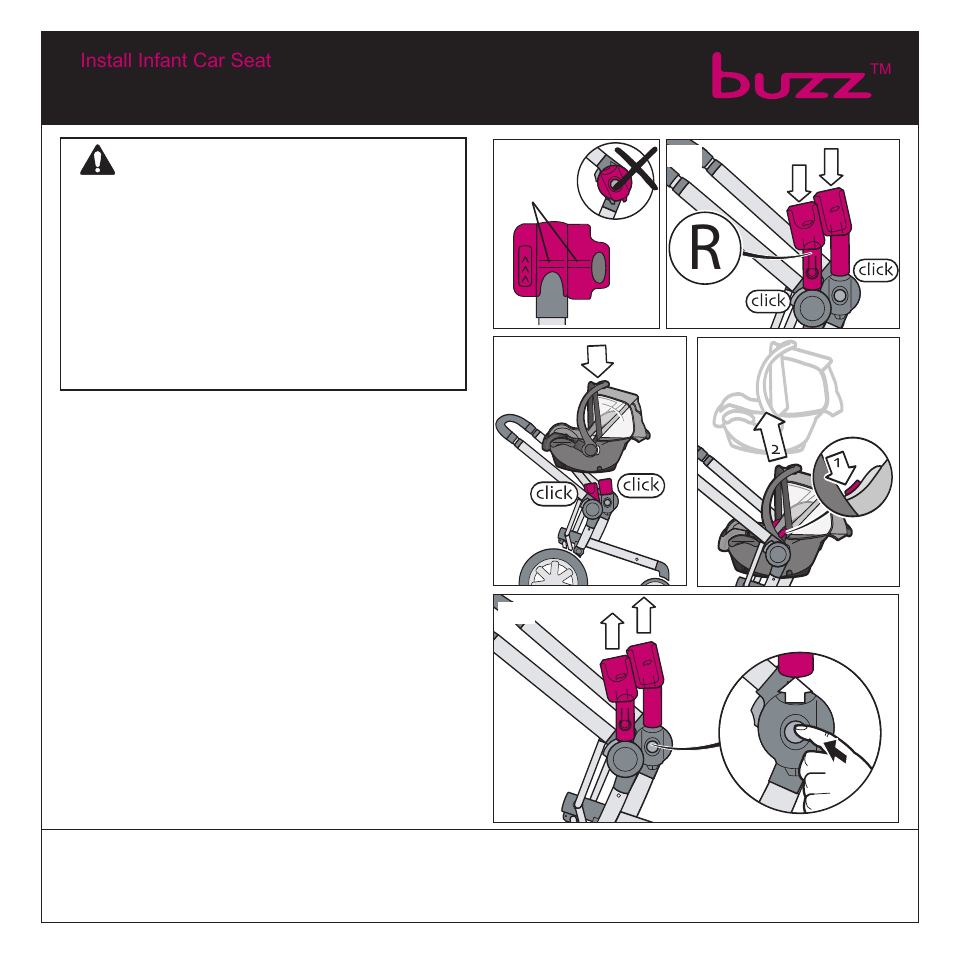 Warning | Quinny Buzz Stroller User Manual | Page 10 / 21