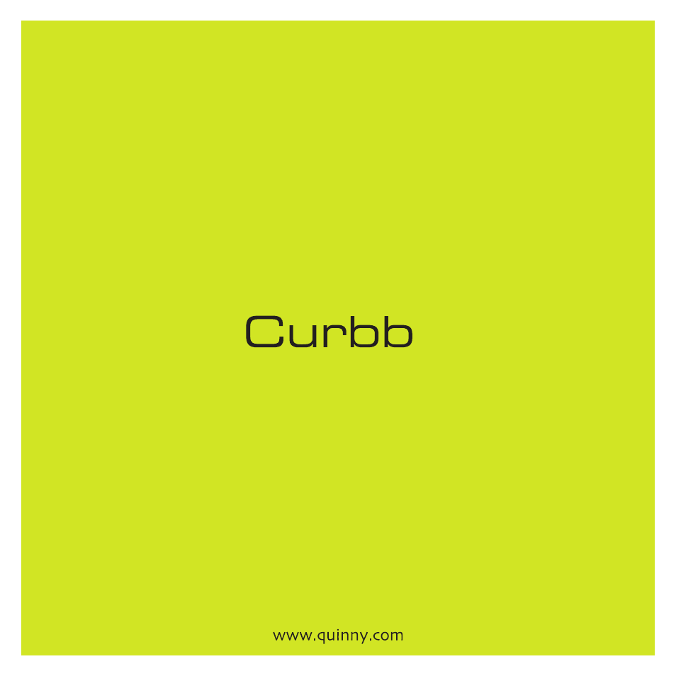 Quinny TM 06620 Curbb User Manual | Page 17 / 17