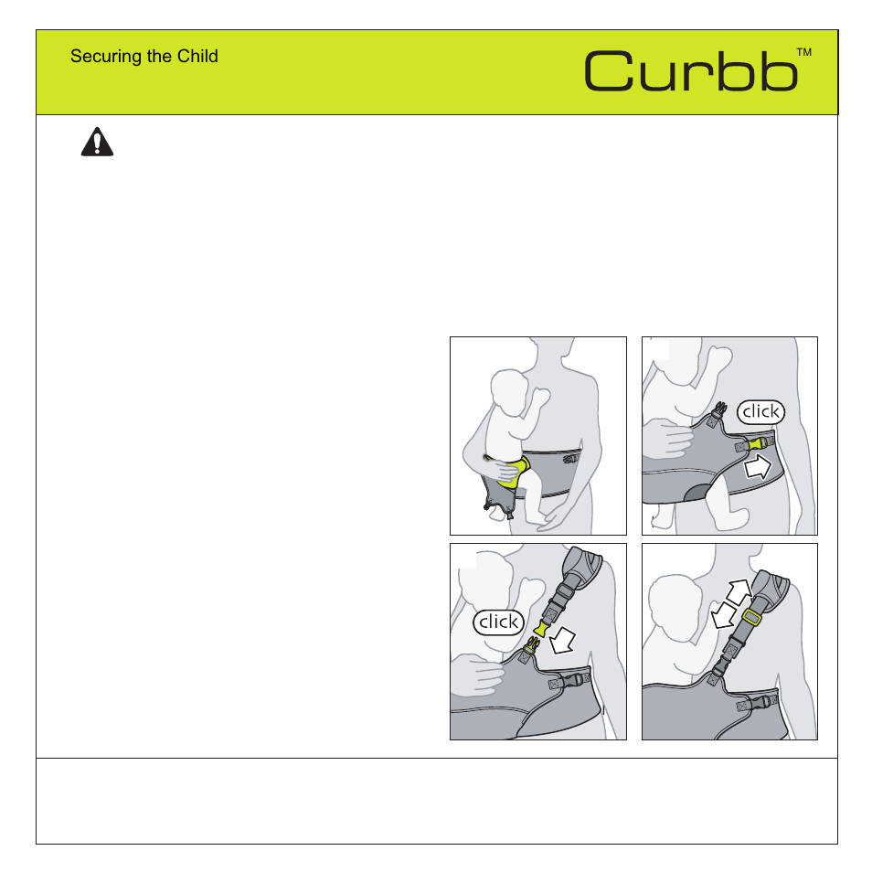 Warning | Quinny TM 06620 Curbb User Manual | Page 6 / 17
