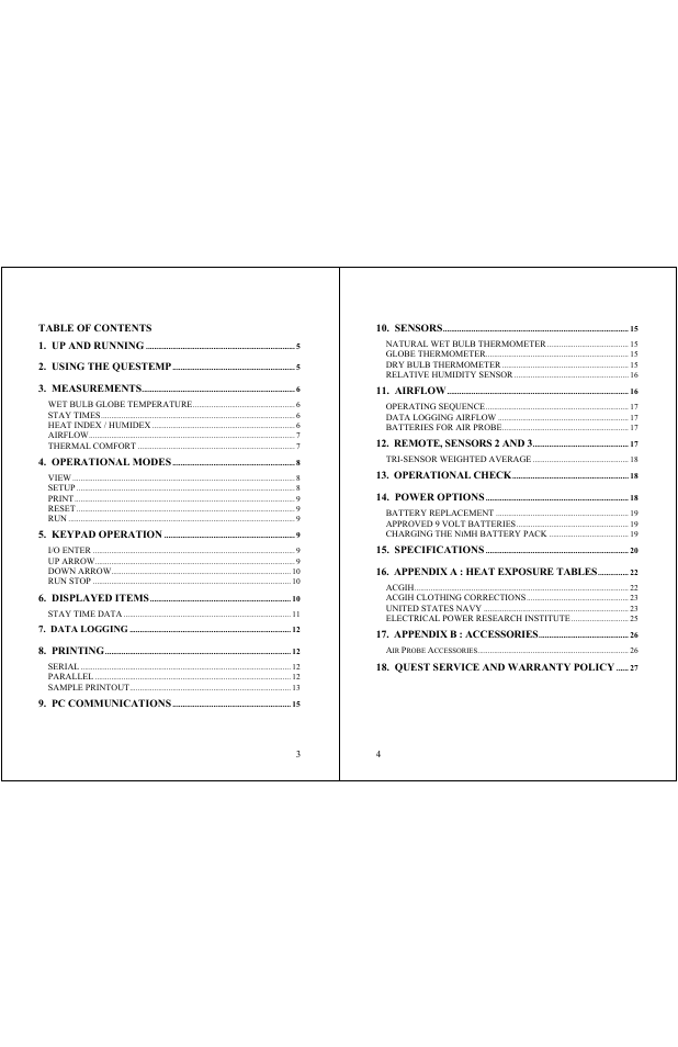 Quest Diagnostics QUESTEMP 36 User Manual | Page 2 / 14