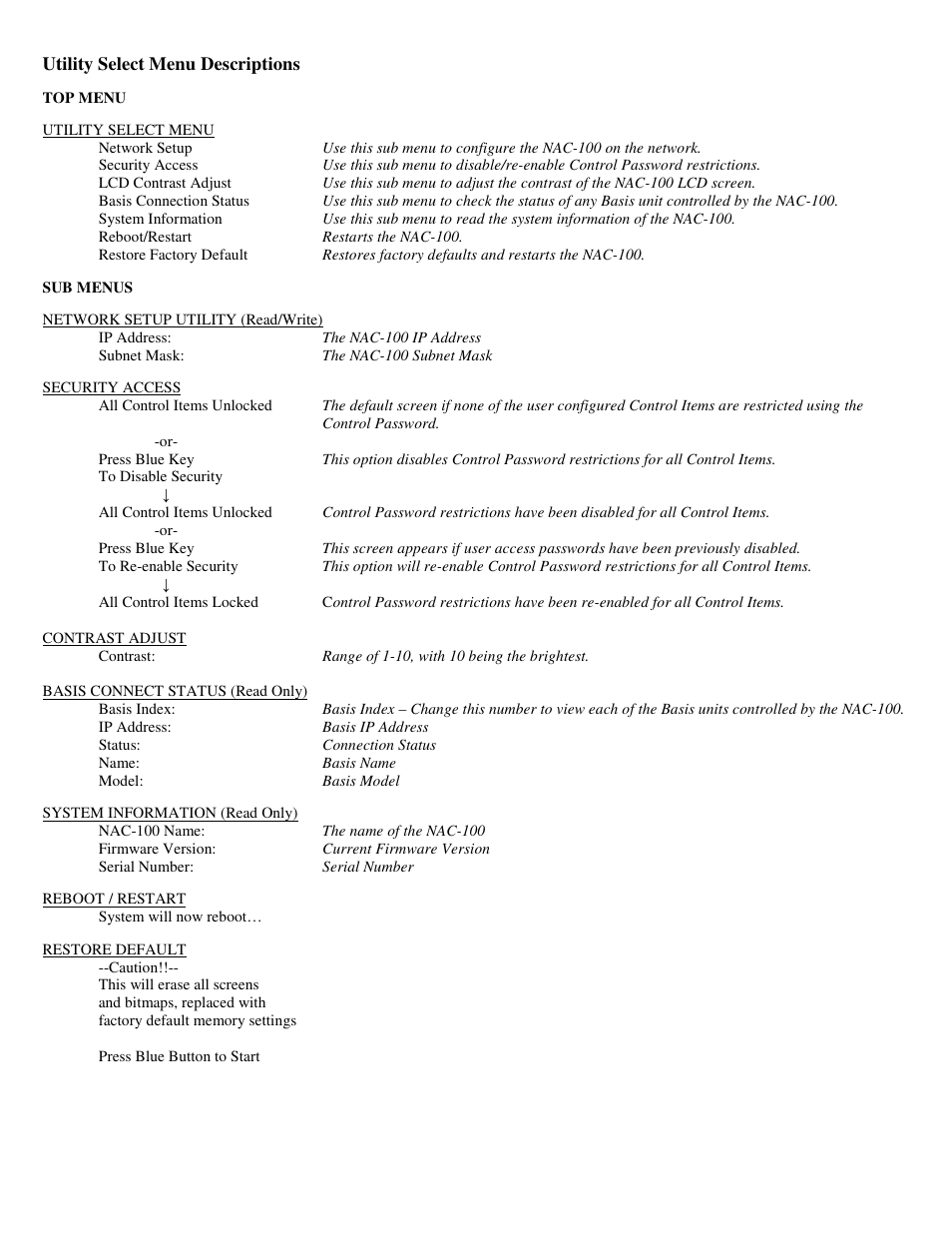 QSC Audio NAC-100-BK User Manual | Page 8 / 20