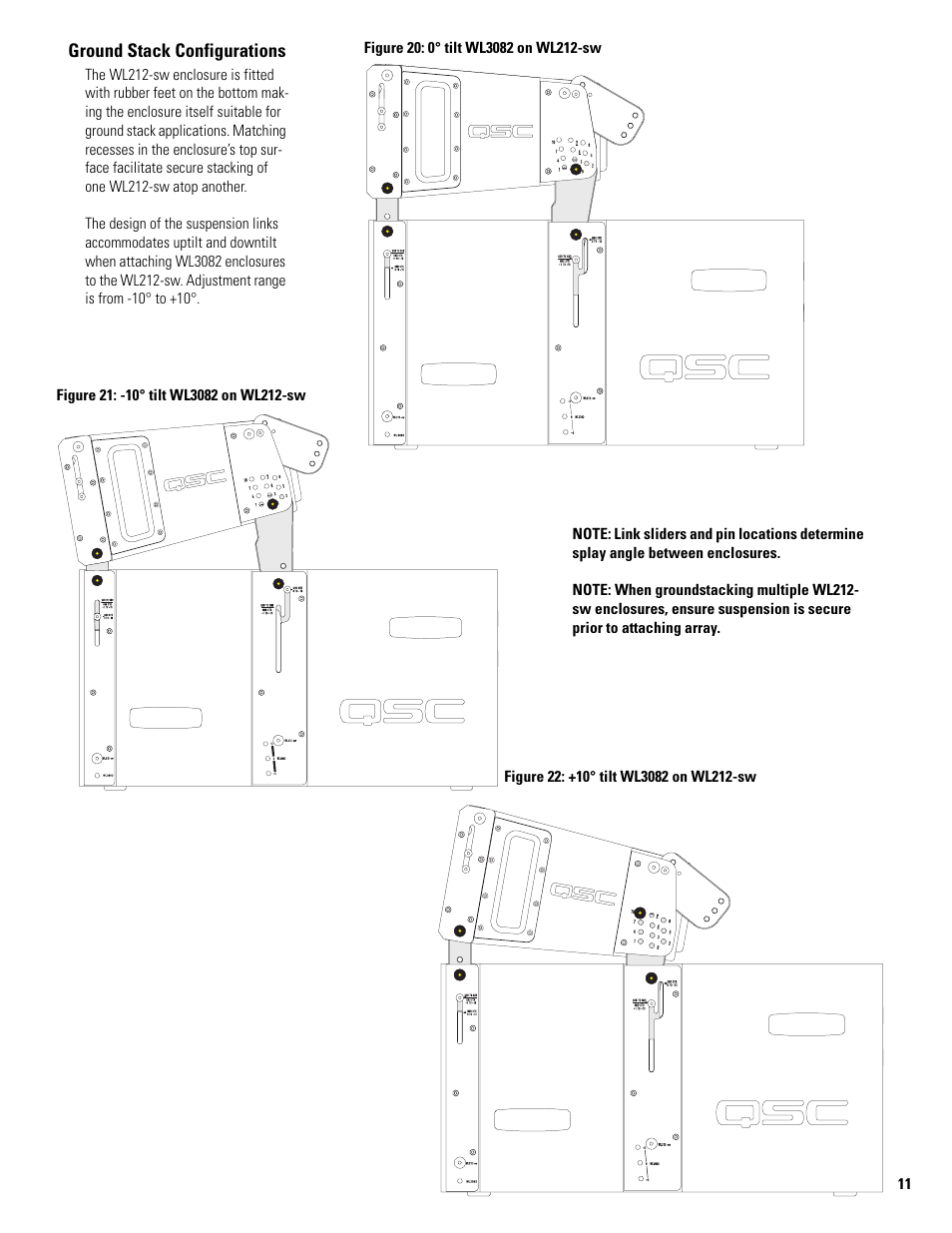 QSC Audio WL3082-WH User Manual | Page 11 / 20