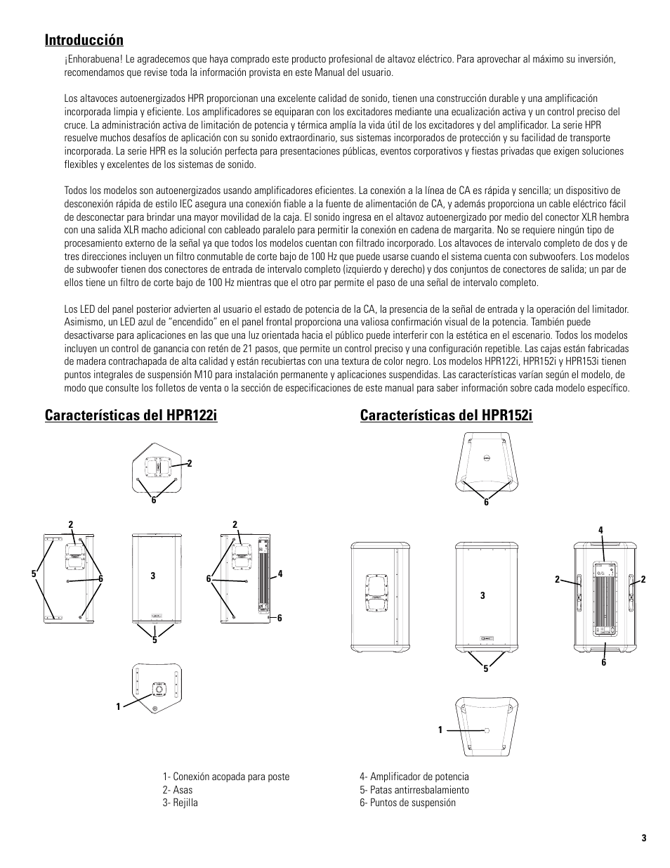 Introducción | QSC Audio HPR122i User Manual | Page 26 / 116