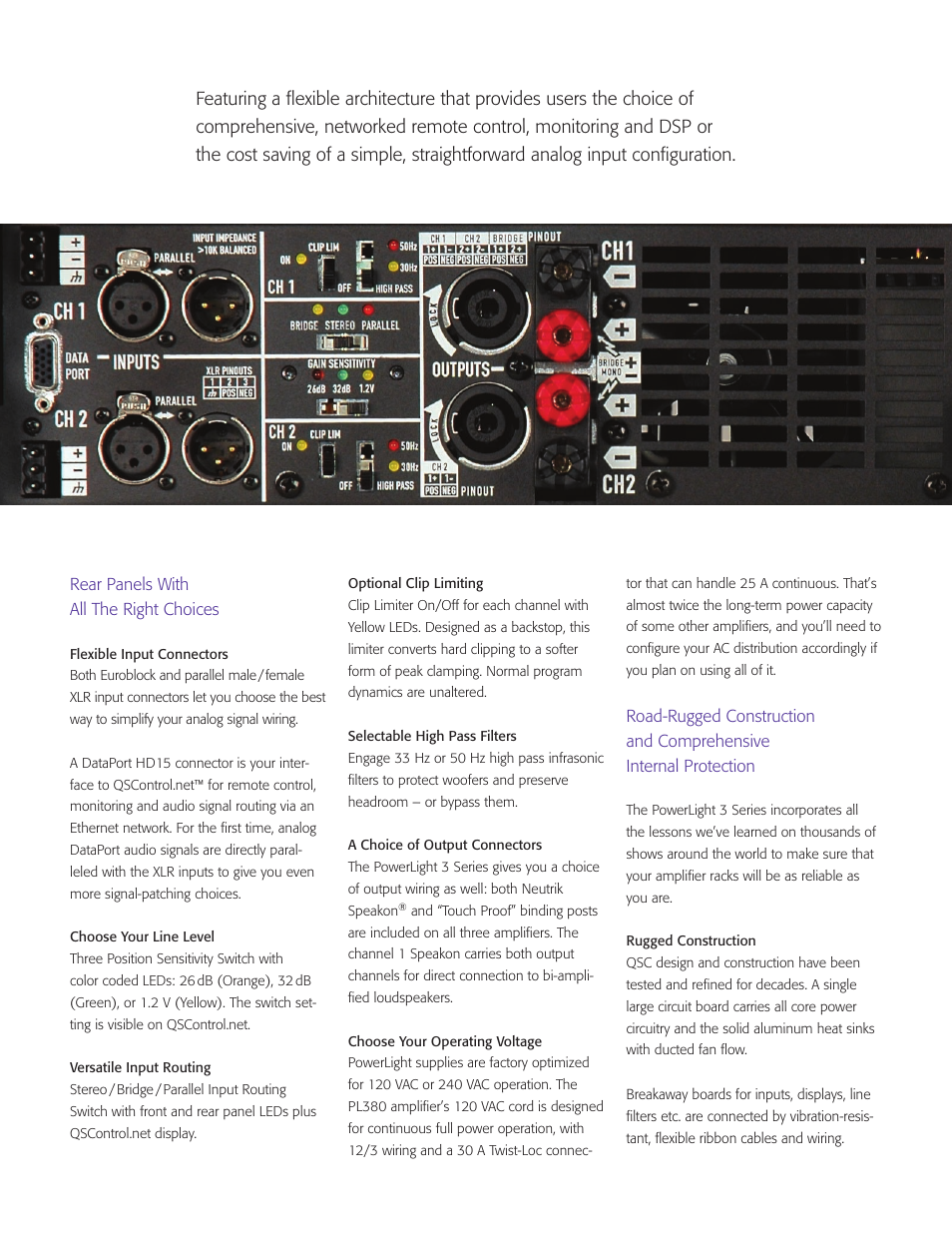 QSC Audio 3 Series User Manual | Page 6 / 8
