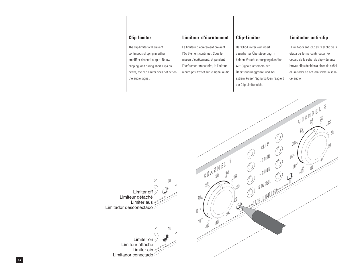 QSC Audio PL-1.8 User Manual | Page 16 / 36