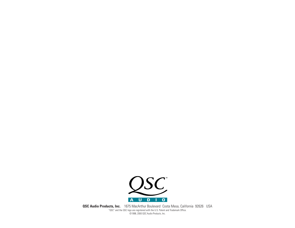 QSC Audio PL-1.8 User Manual | Page 36 / 36