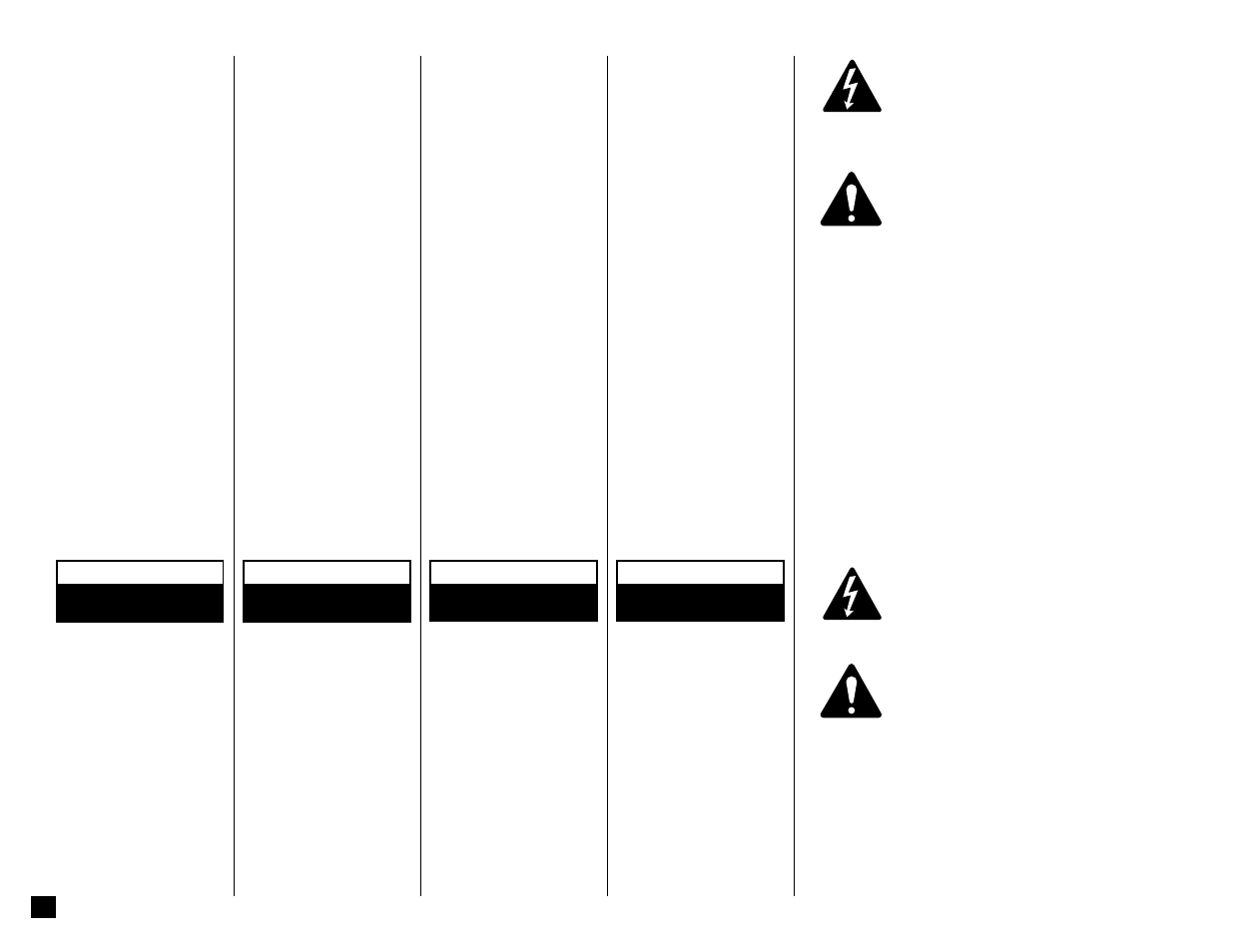 Erklärung der bildsymbole, Explicación de símbolos, Explanation of graphical symbols | Explication des symbole graphiques | QSC Audio USA 900 User Manual | Page 3 / 24