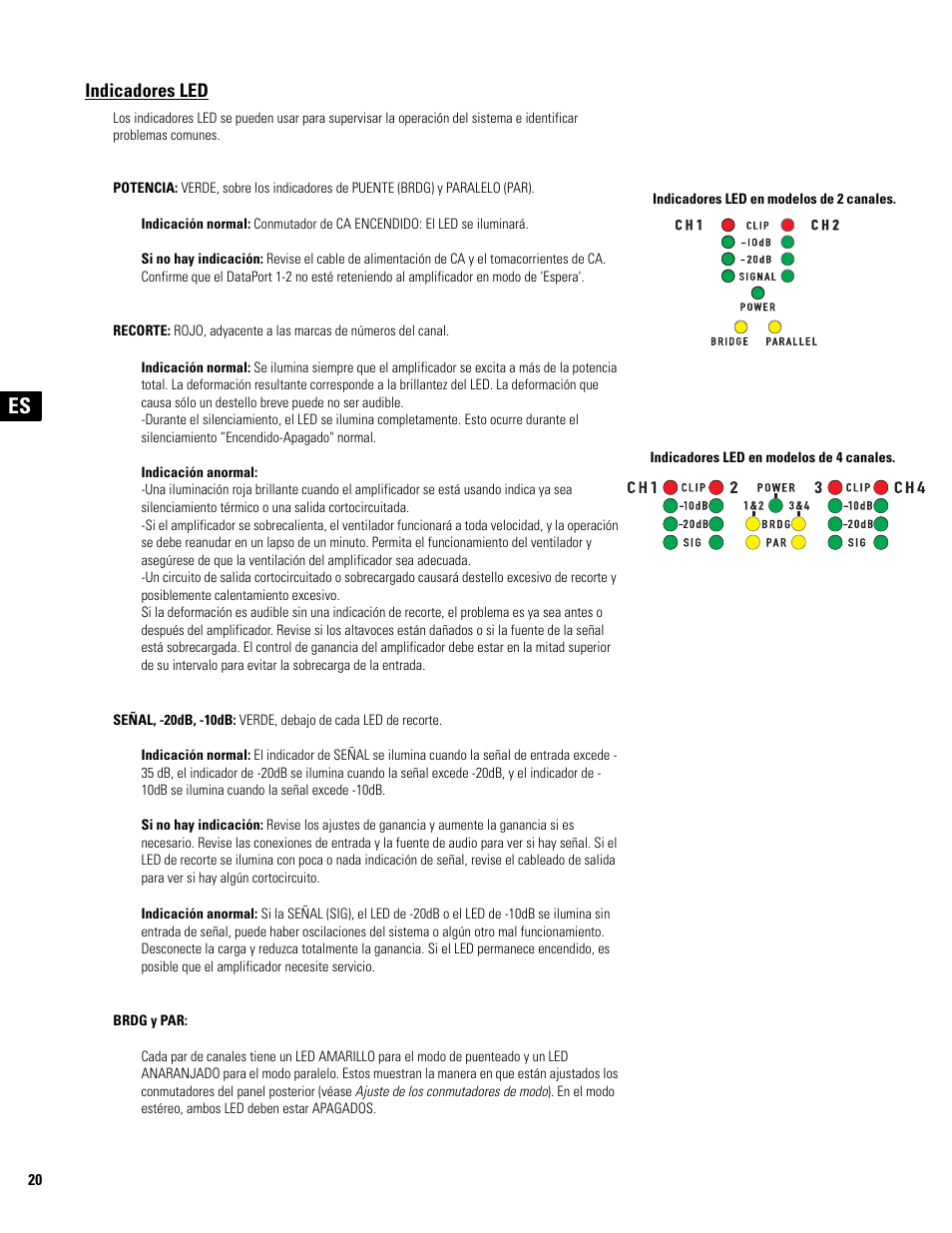 QSC Audio CX502 User Manual | Page 20 / 52
