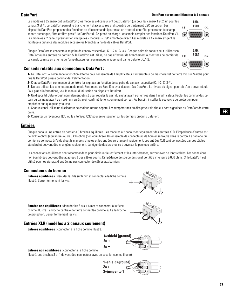 QSC Audio CX502 User Manual | Page 27 / 52