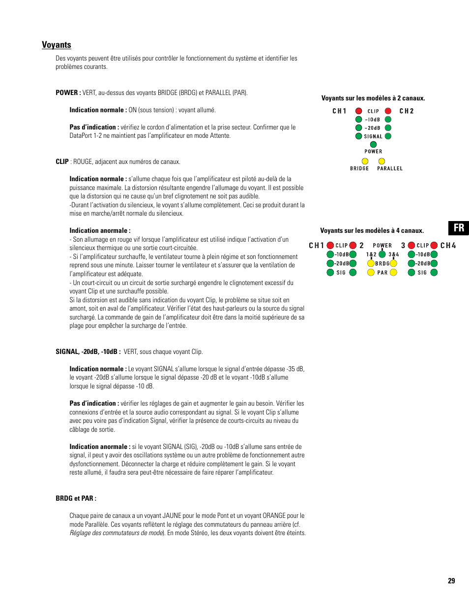 QSC Audio CX502 User Manual | Page 29 / 52