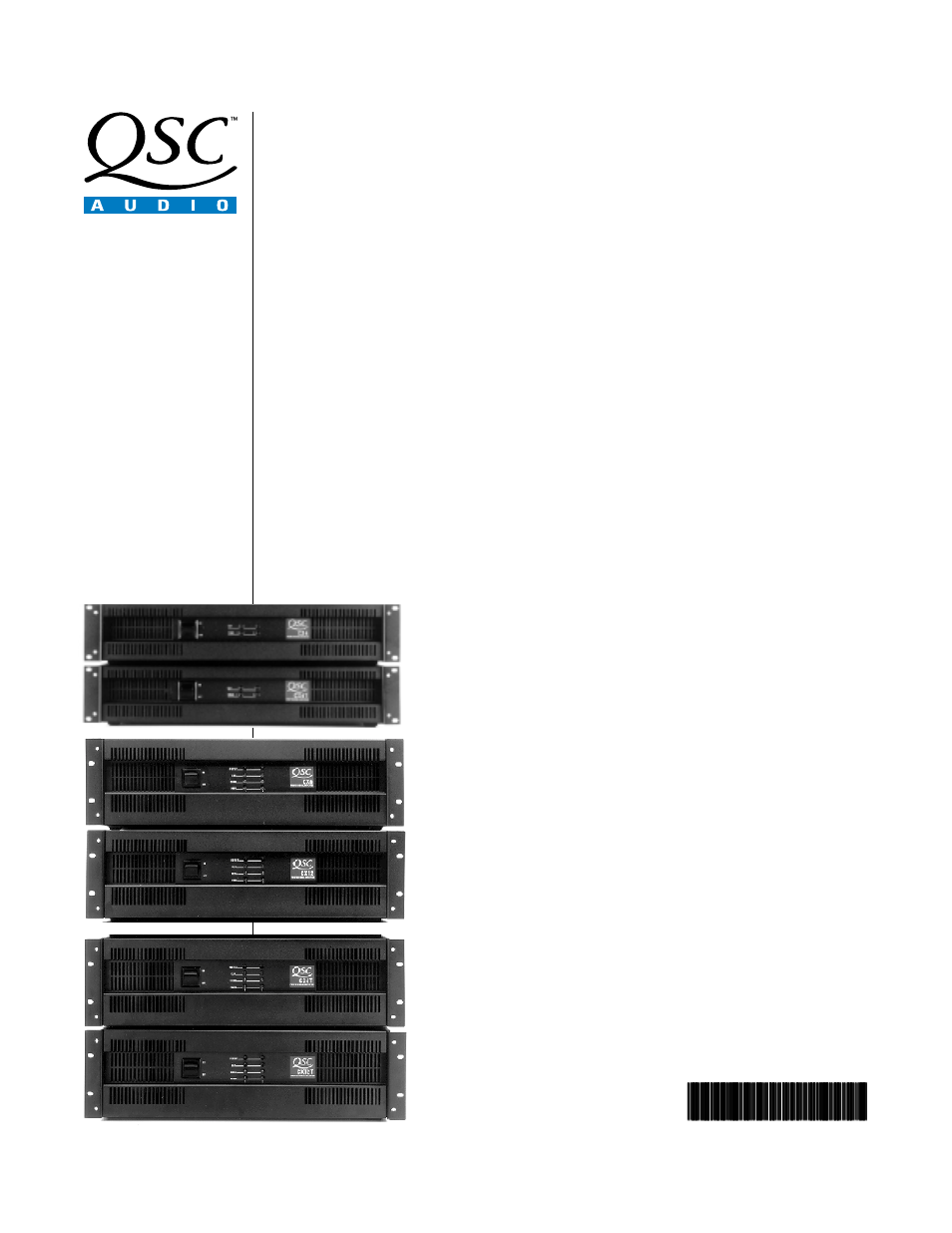 QSC Audio CX Series User Manual | 32 pages