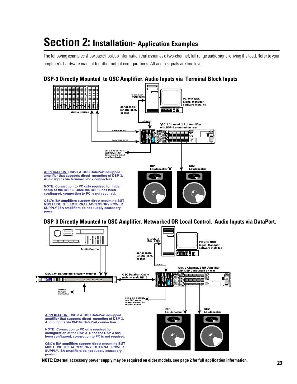 Installation | QSC Audio DSP-3 User Manual | Page 23 / 36