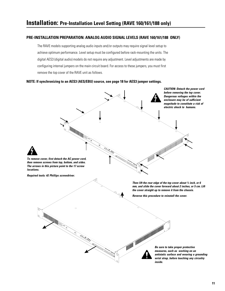 Installation | QSC Audio S series User Manual | Page 11 / 36
