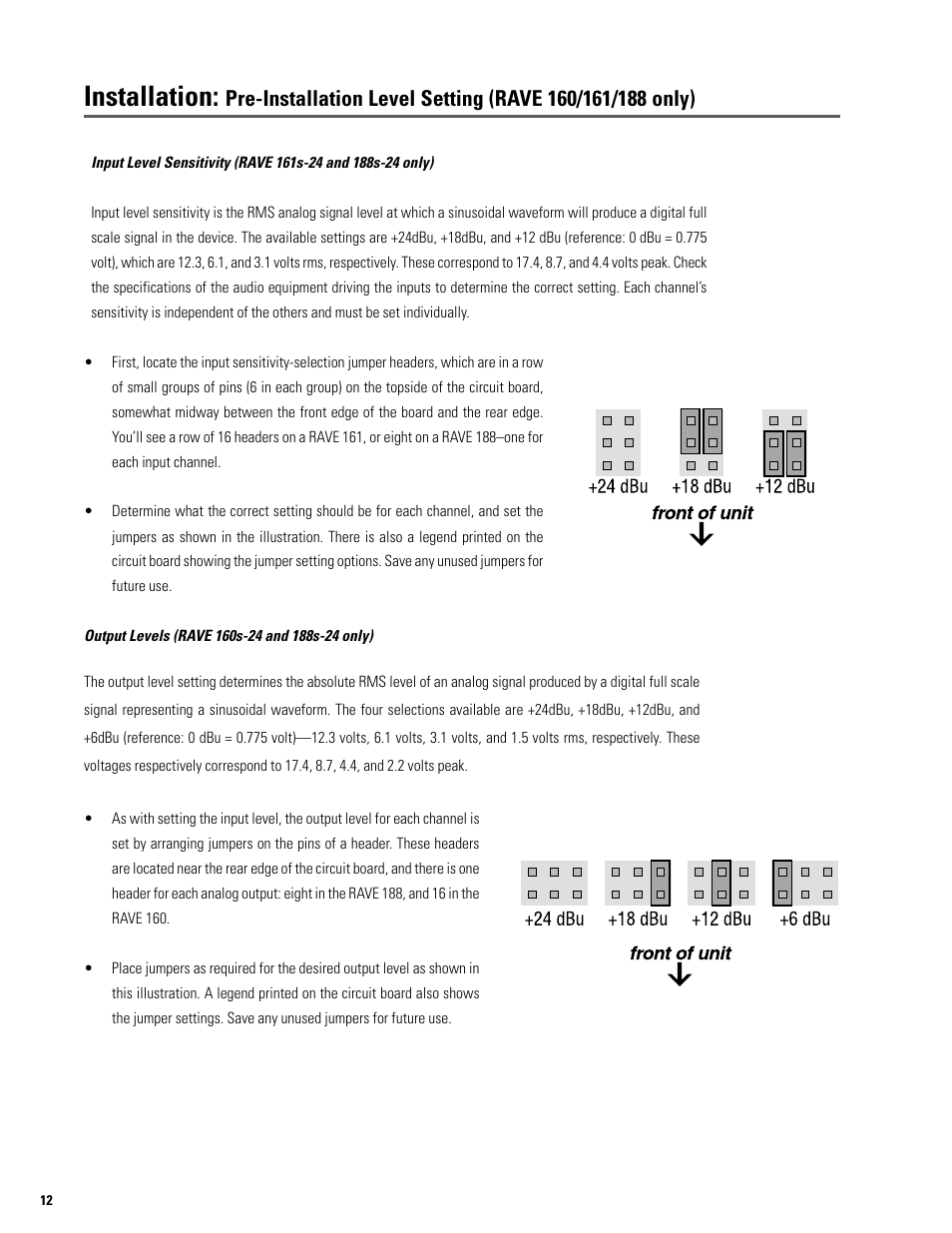 Installation | QSC Audio S series User Manual | Page 12 / 36
