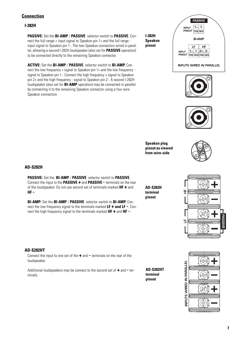 QSC Audio AD-S52T User Manual | Page 7 / 16