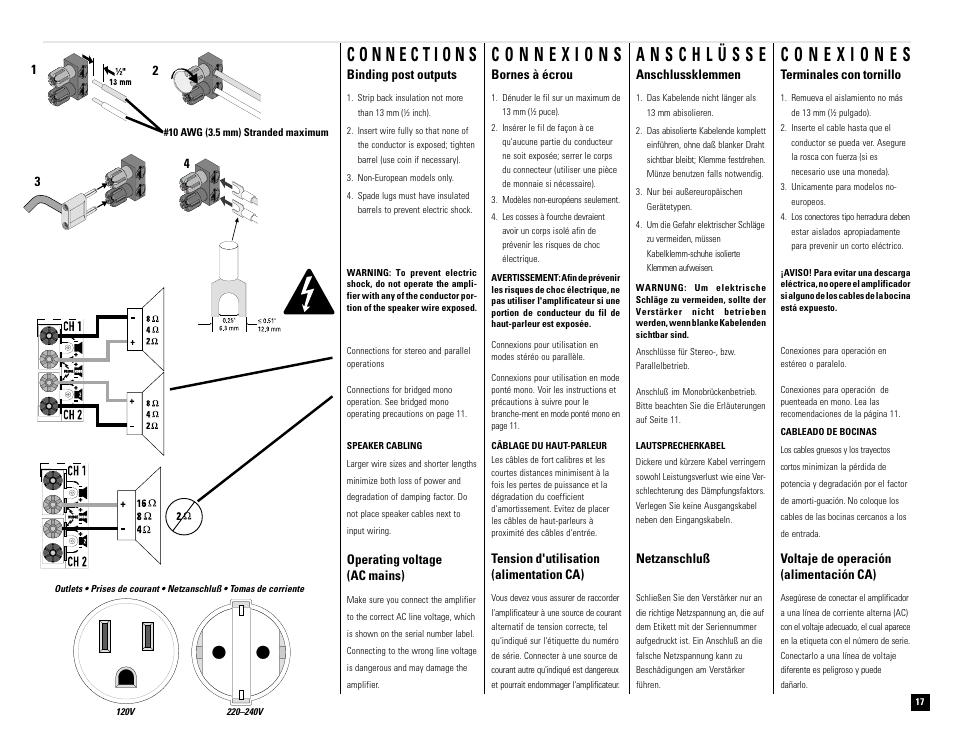 QSC Audio RMX 850 User Manual | Page 17 / 38