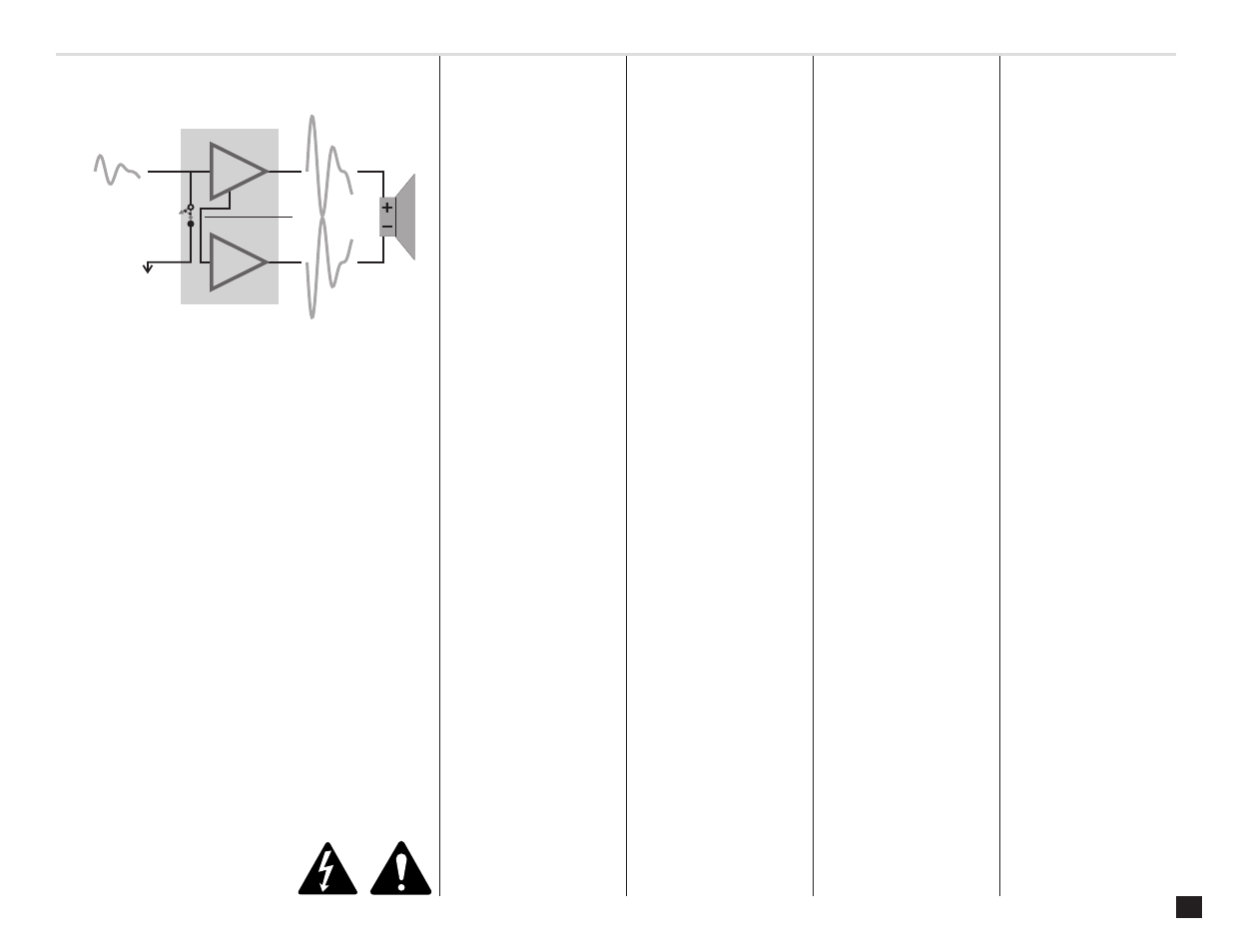 Features & setup, Caractéristiques et leur utilisation, Bridged mono | QSC Audio PLX 3402 User Manual | Page 13 / 32