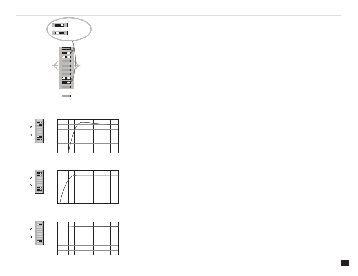 Features & setup, Caractéristiques et leur utilisation, Input filter | Filtro de entrada, Filtres d'entrée, Eingangsfilter | QSC Audio PLX 3402 User Manual | Page 9 / 32