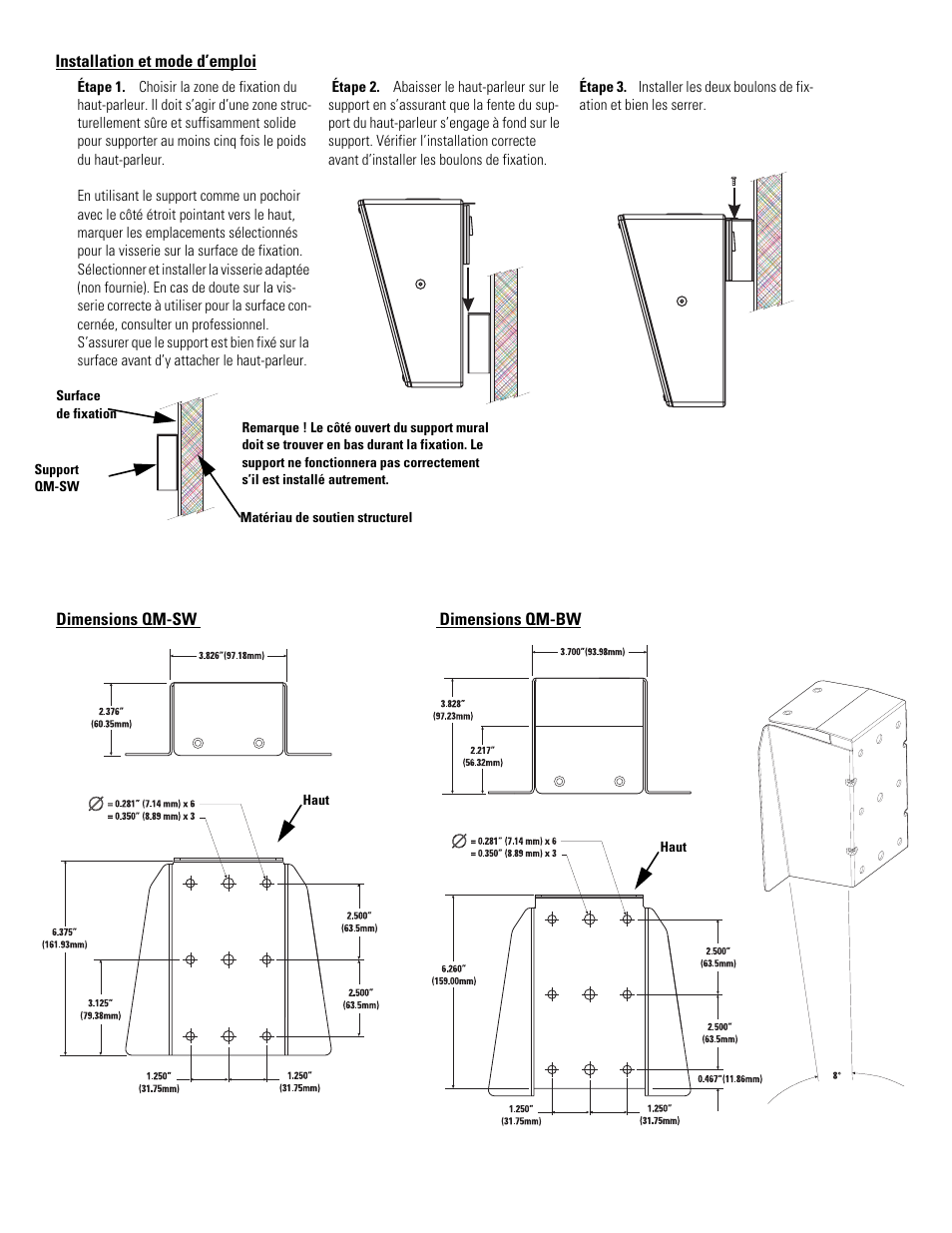 QSC Audio SR-110B User Manual | Page 6 / 10