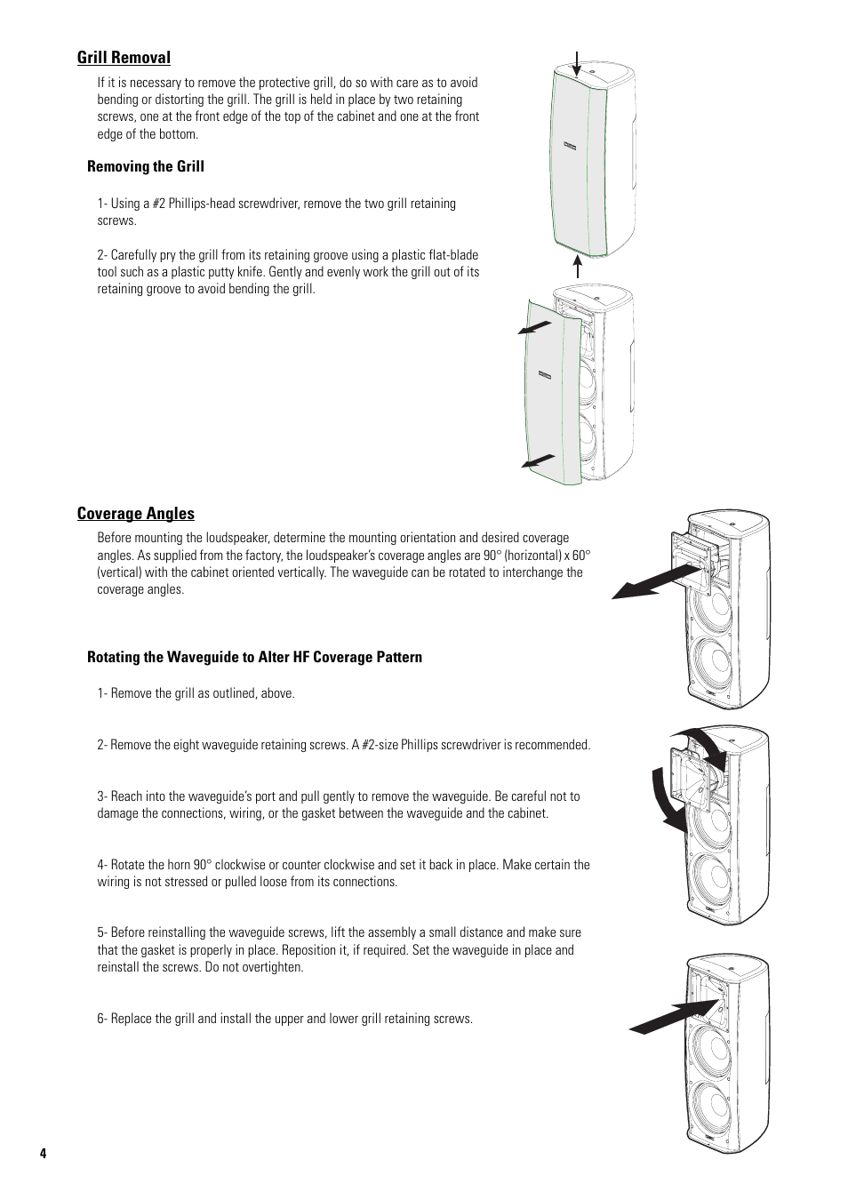 QSC Audio AD-S282H User Manual | Page 4 / 16