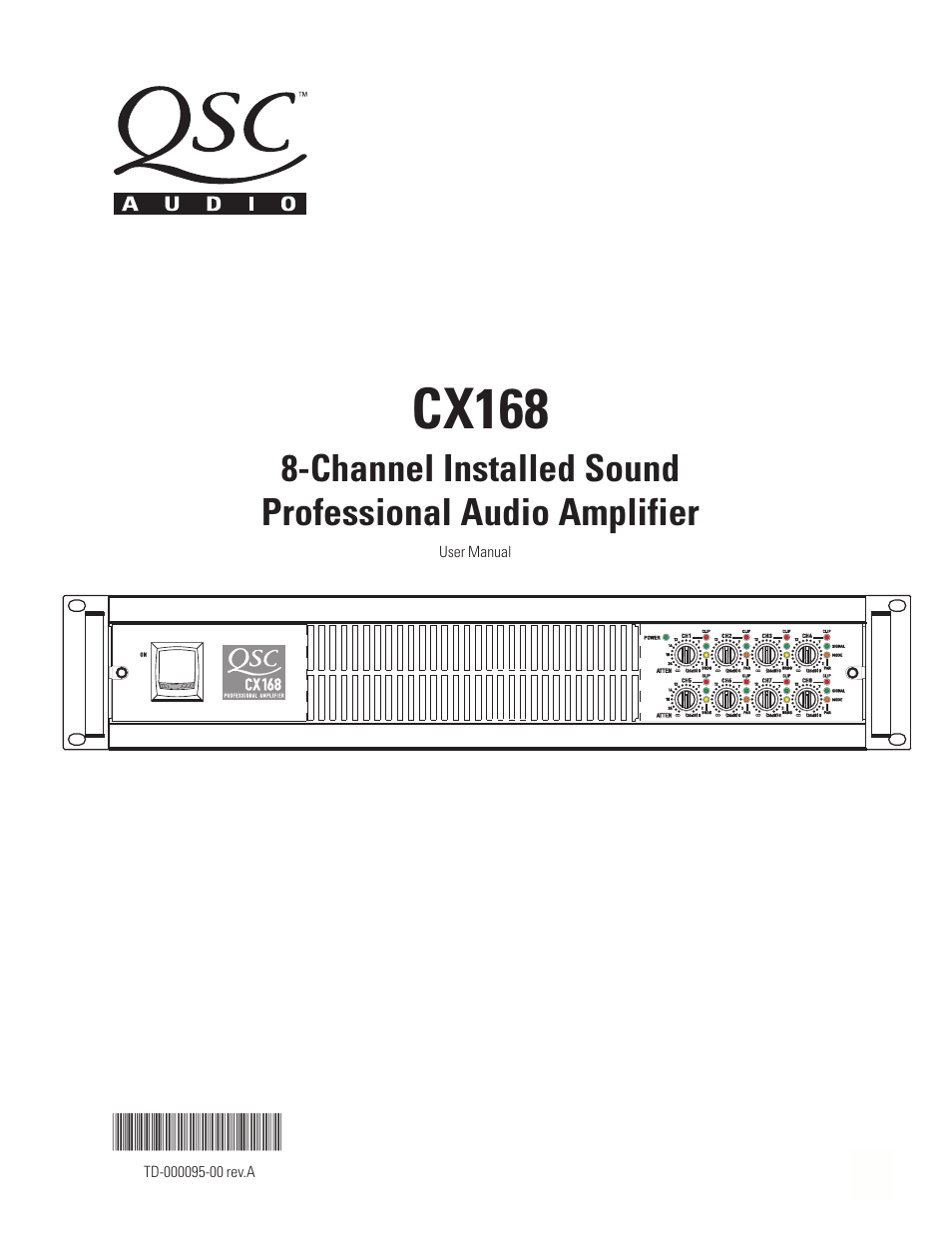 QSC Audio CX168 User Manual | 36 pages