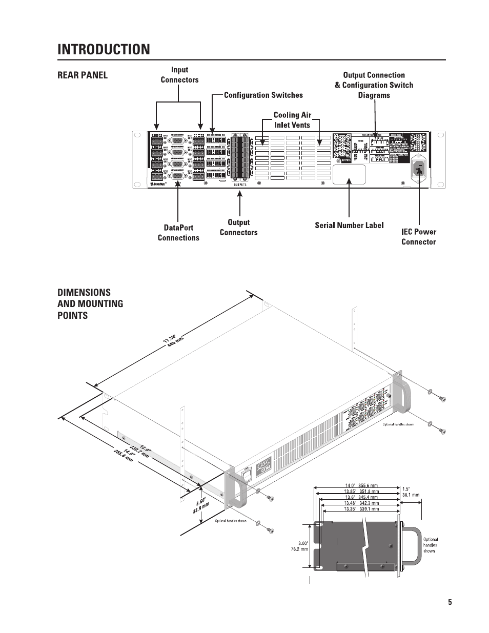 Introduction | QSC Audio CX168 User Manual | Page 5 / 36