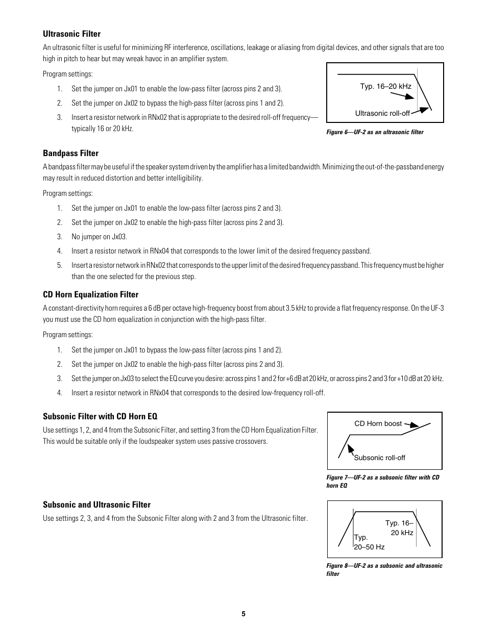 QSC Audio UF-3 User Manual | Page 7 / 14