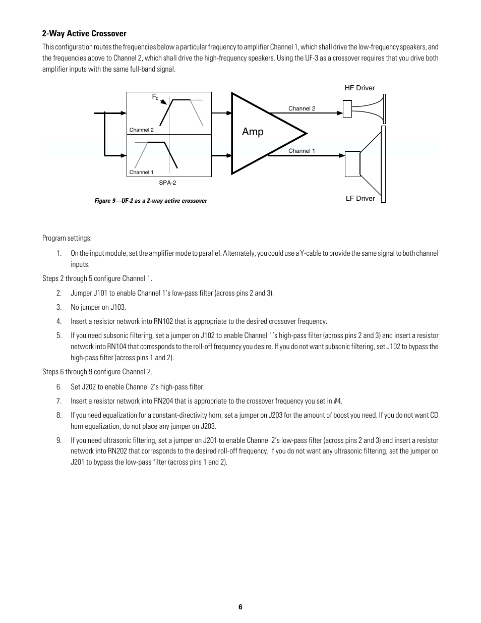 QSC Audio UF-3 User Manual | Page 8 / 14