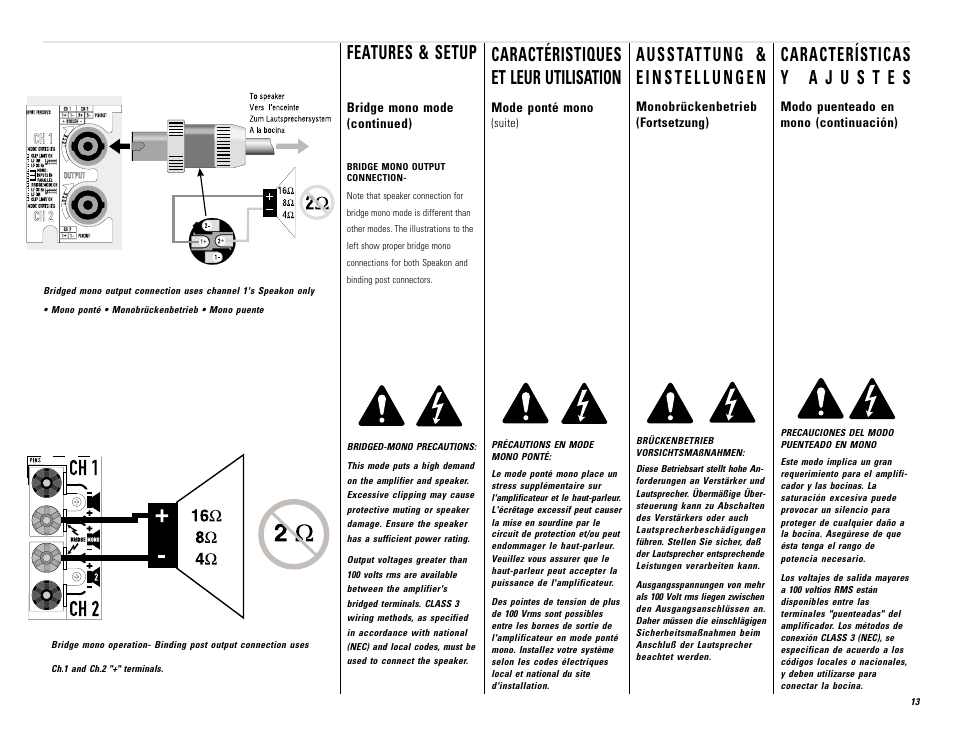 QSC Audio PL236 User Manual | Page 13 / 40