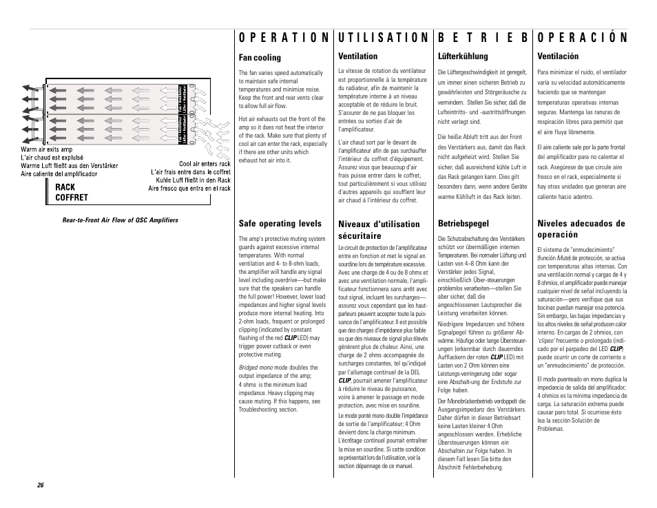 QSC Audio PL236 User Manual | Page 26 / 40