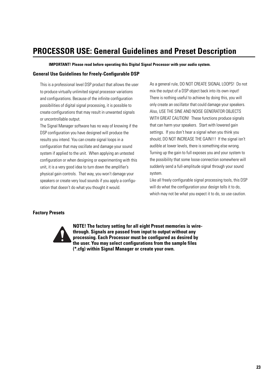 QSC Audio ISIS 215PCM User Manual | Page 23 / 41