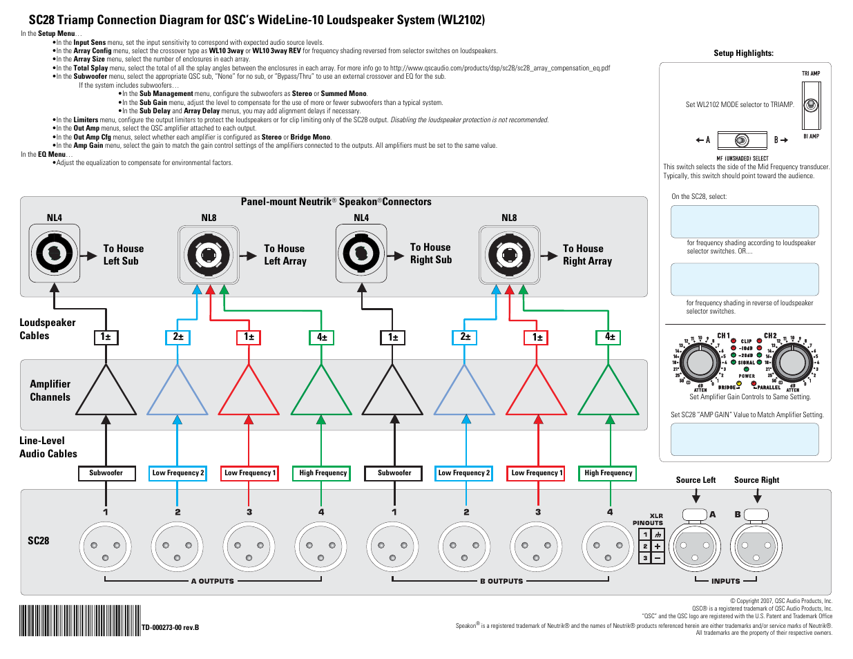 QSC Audio WL2102 User Manual | Page 2 / 2
