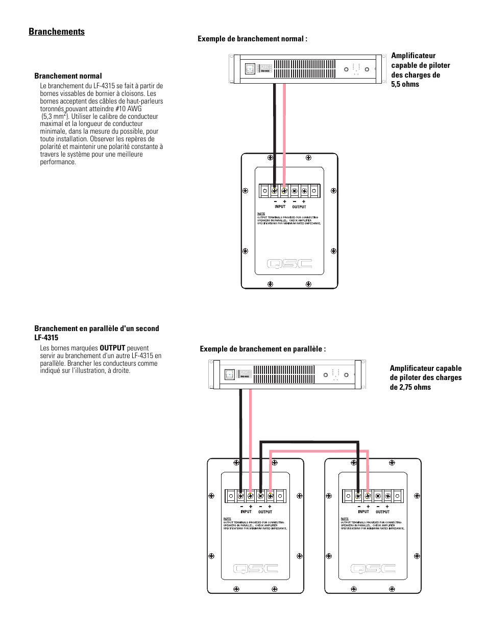 QSC Audio LF-4315 User Manual | Page 10 / 20