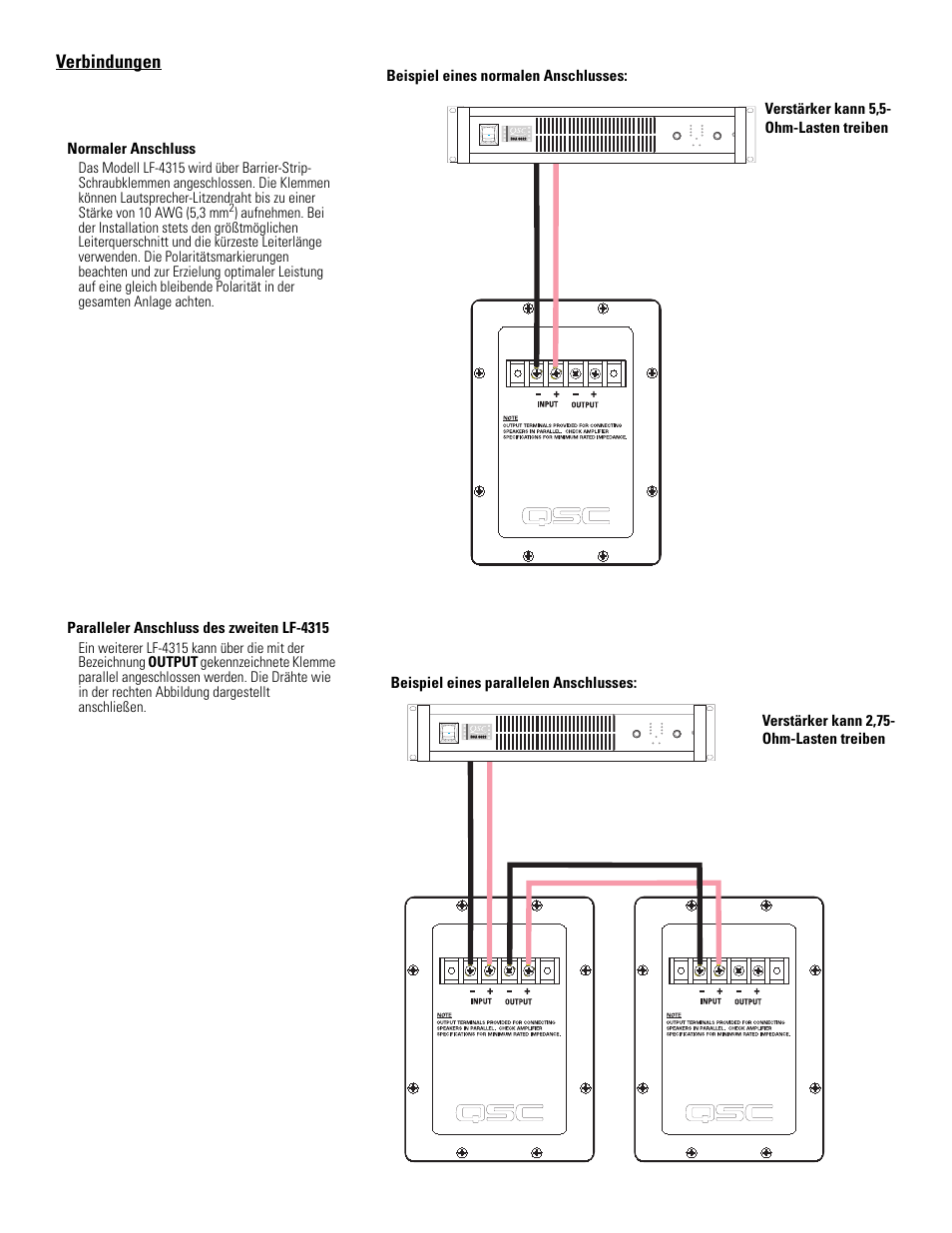 QSC Audio LF-4315 User Manual | Page 14 / 20